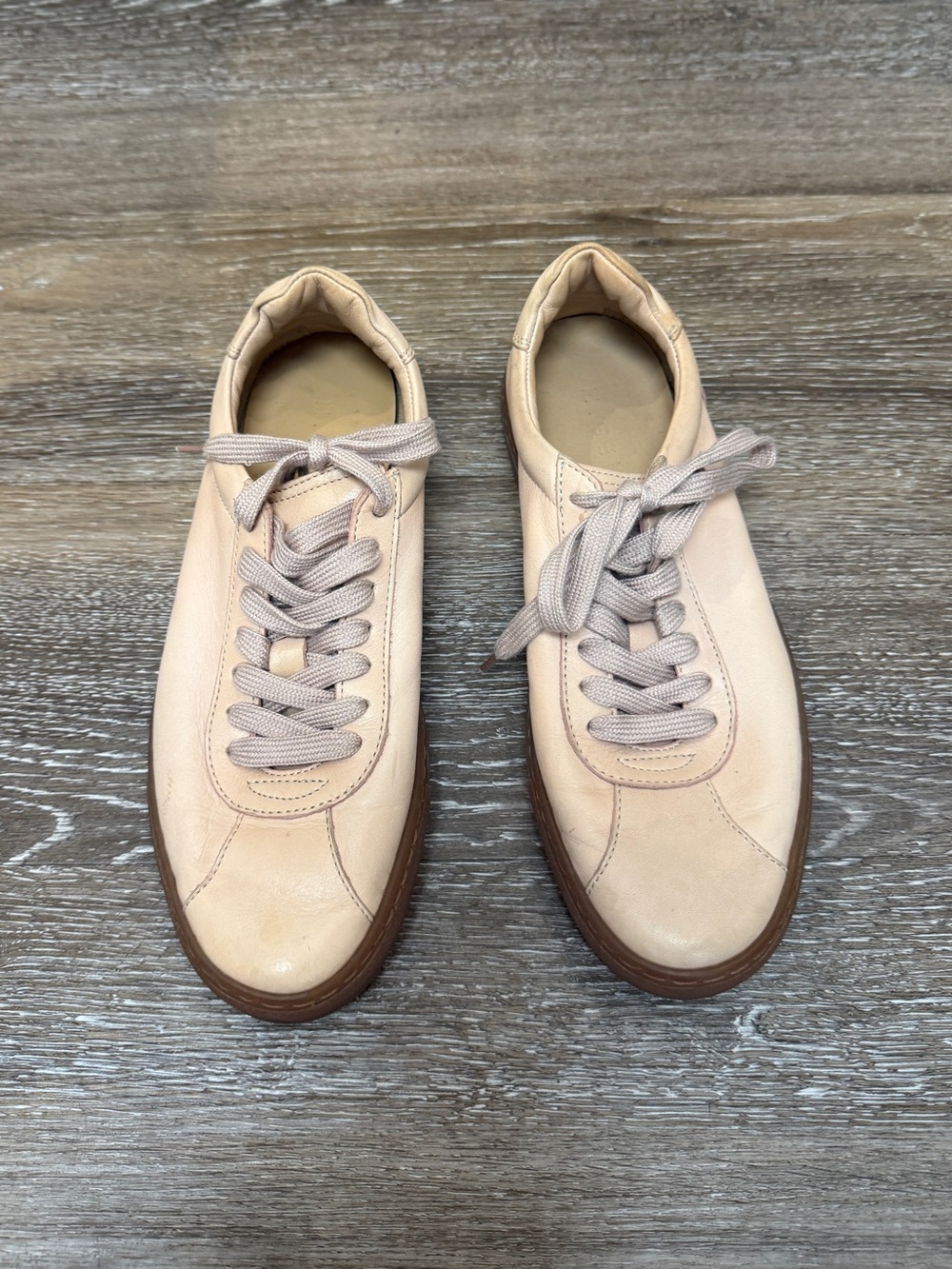 M. Gemi Italian Leather Tennis Shoes 37.5